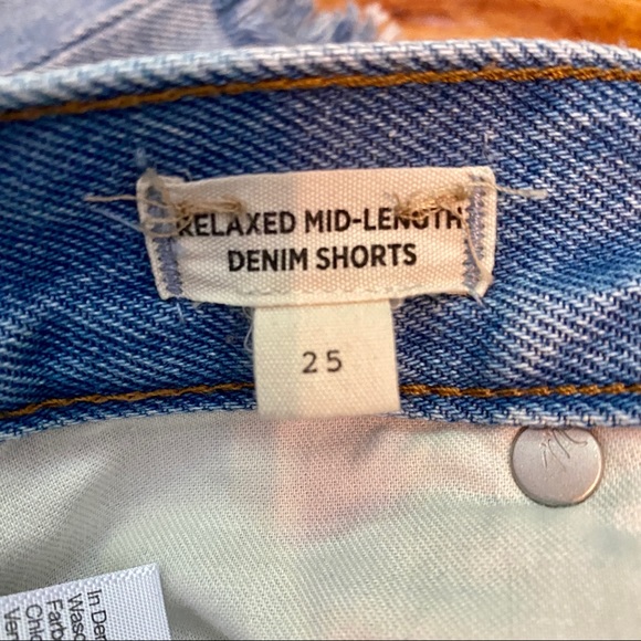 Madewell Relaxed Mid-Length Denim Shorts in Selton Wash 25 - Picture 4 of 7